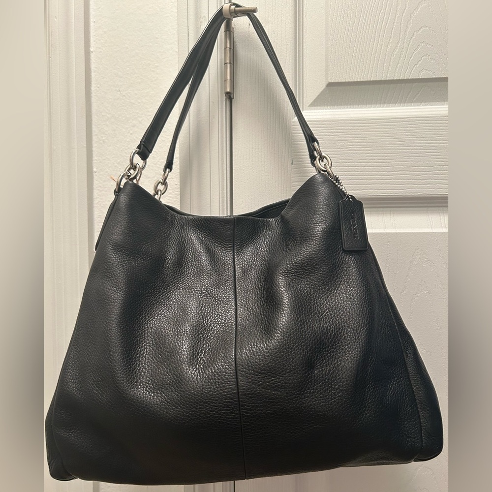Black Coach Double Sided Tote Bag